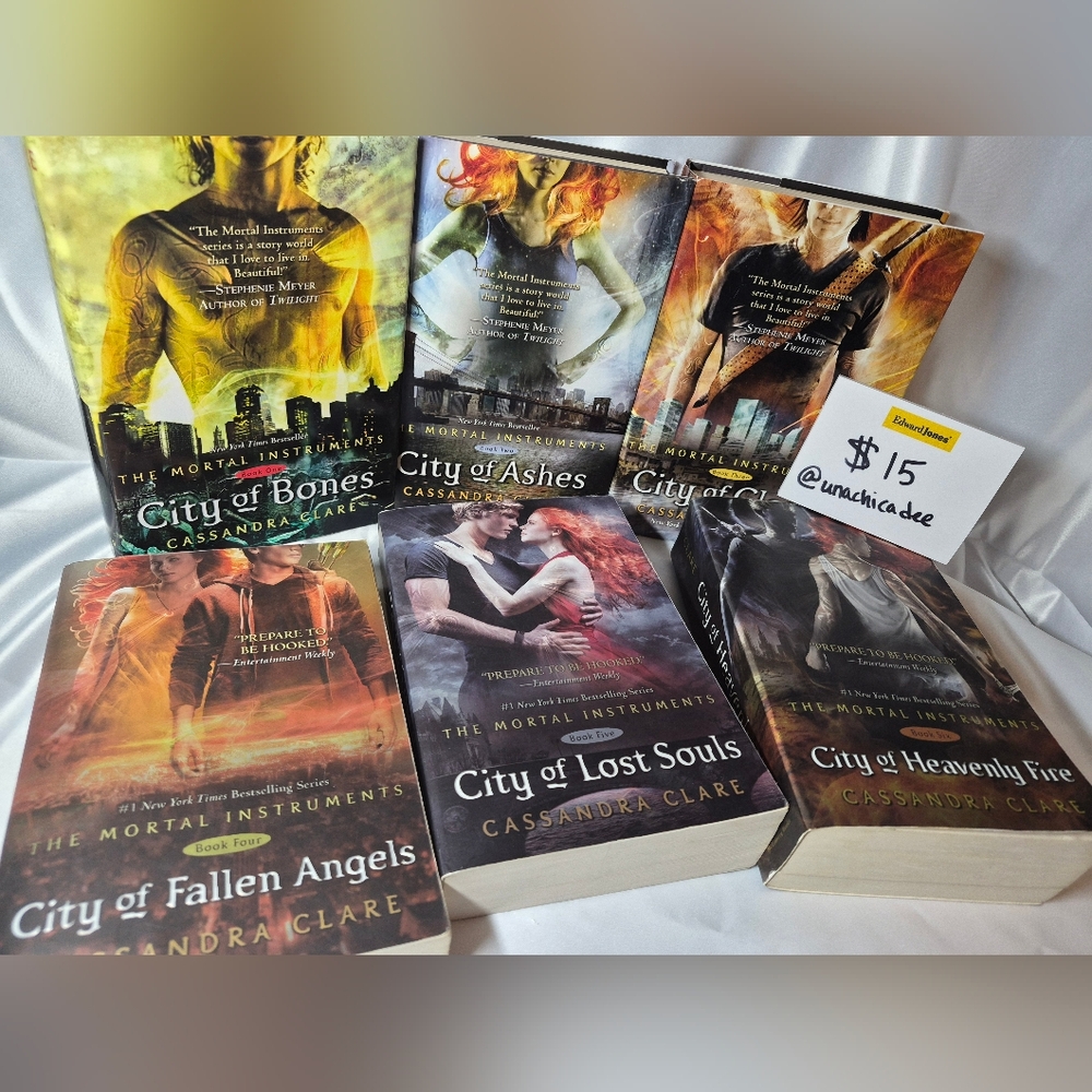 The Mortal Instruments Complete Set | Books 1-6 | Cassandra Clare | Shadowhunter